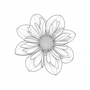 Ferncliff Alpine dahlia