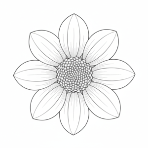 Baby Yellow dahlia