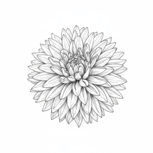 Giraffe dahlia